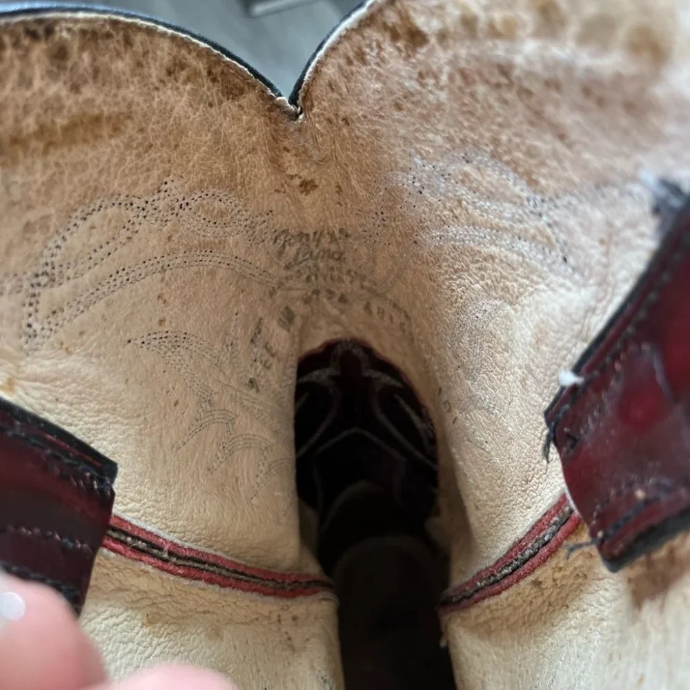 Tony Lama Men’s Cowboy Boots Size 11 - Picture 4 of 11